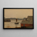 Study of Fjord - Amaldus Nielsen — framed artwork on a wall