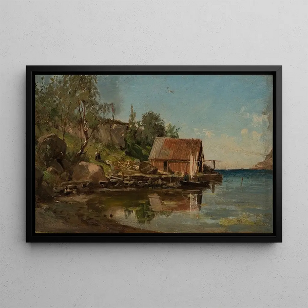 from Aaviken - Amaldus Nielsen — framed artwork on a wall