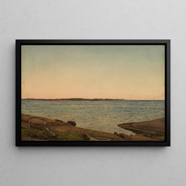 De Beiningen Skudesnes - Amaldus Nielsen — framed artwork on a wall