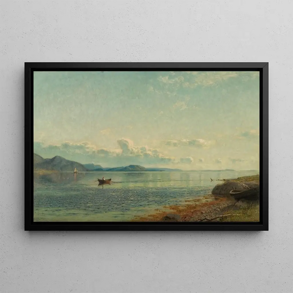 from Bømlofjord - Amaldus Nielsen — framed artwork on a wall