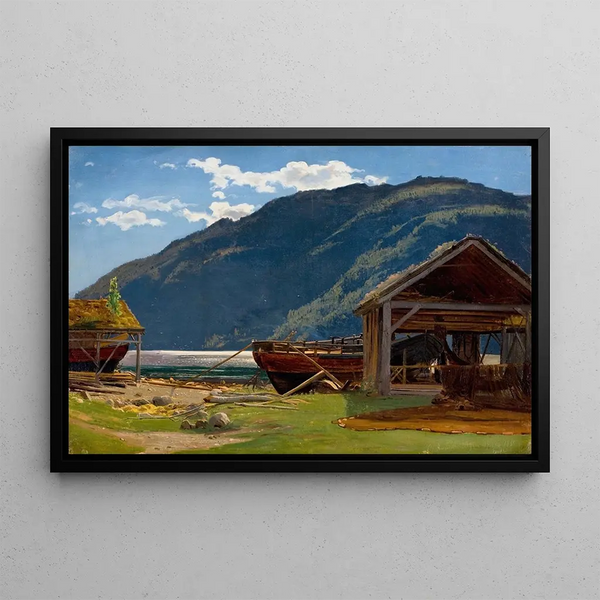 From Eide, Hardanger - Amaldus Nielsen — framed artwork on a wall