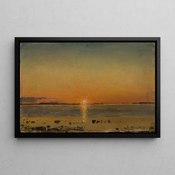 Eidem Aafjord - Amaldus Nielsen — framed artwork on a wall