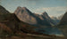 From the fjord of Fjaerland Supphellebreen - Amaldus Nielsen — artwork view