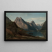 From the fjord of Fjaerland Supphellebreen - Amaldus Nielsen — framed artwork on a wall