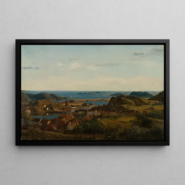 from Gjertsbjerg Mandal - Amaldus Nielsen — framed artwork on a wall