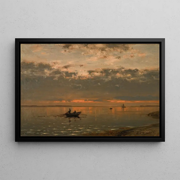 From the Fjord of Kristiania - Amaldus Nielsen — framed artwork on a wall
