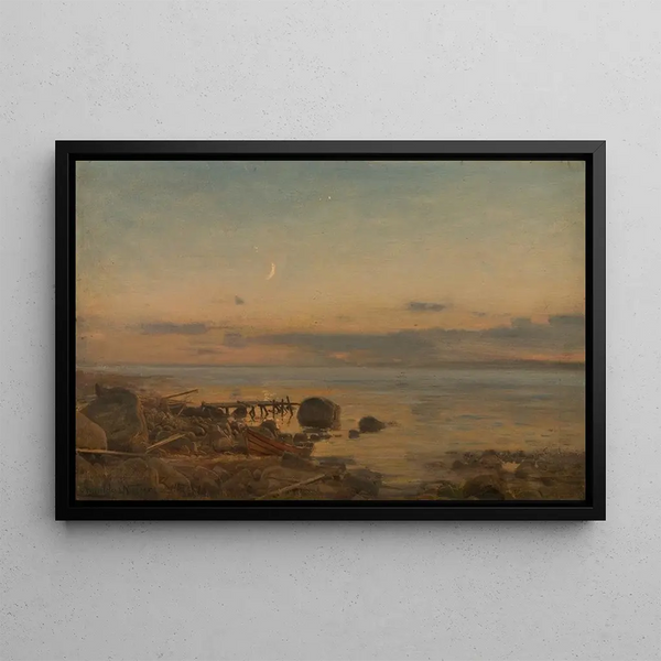 Among the List - Amaldus Nielsen — framed artwork on a wall
