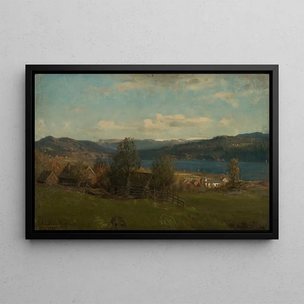 Depuis Lønningen - Amaldus Nielsen — framed artwork on a wall