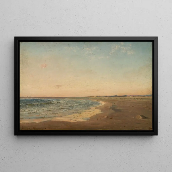 De Nærland, Jæren - Amaldus Nielsen — framed artwork on a wall