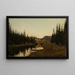 Oklungen Porsgrund - Amaldus Nielsen — framed artwork on a wall