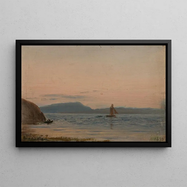Skudesnes - Amaldus Nielsen — framed artwork on a wall