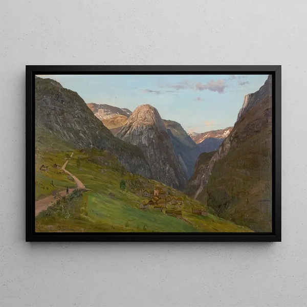 From Stalheim - Amaldus Nielsen — framed artwork on a wall