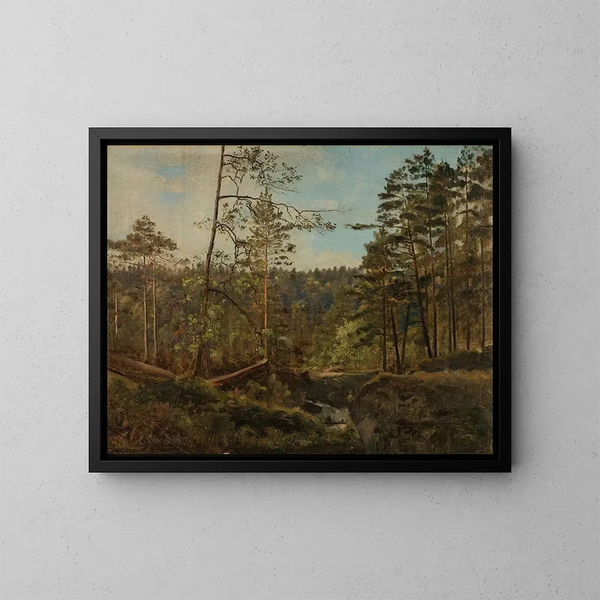 Frère Svinestad à Mandal - Amaldus Nielsen — framed artwork on a wall