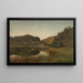 from Tjerndalen near Risør - Amaldus Nielsen — framed artwork on a wall