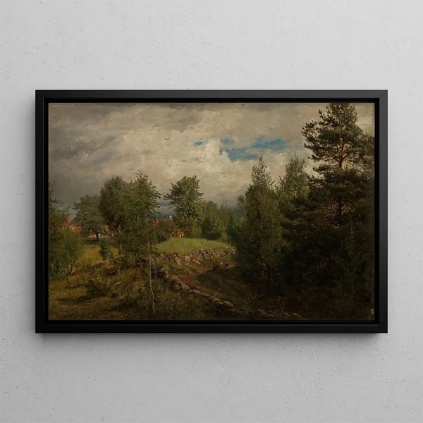 From Yestad - Amaldus Nielsen — framed artwork on a wall