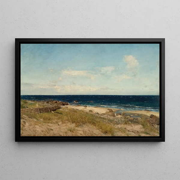 Freshness near Nærland Jæren - Amaldus Nielsen — framed artwork on a wall