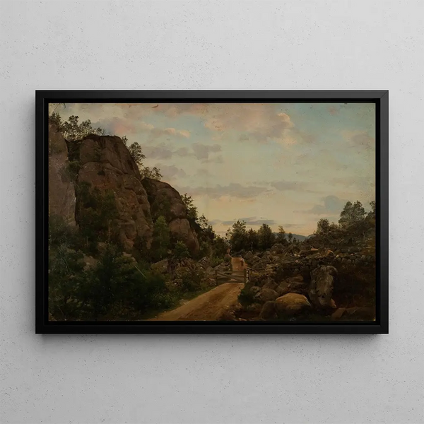 Frislandsveien, Mandal - Amaldus Nielsen — framed artwork on a wall