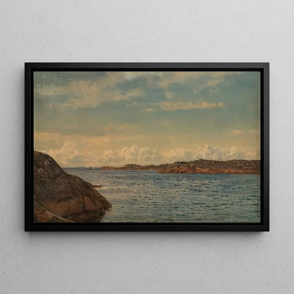 Godvær Hvaler - Amaldus Nielsen — framed artwork on a wall