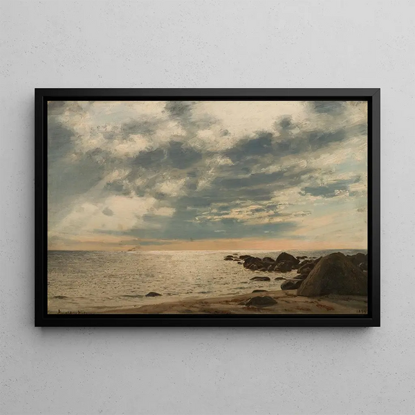 Bon temps - Amaldus Nielsen — framed artwork on a wall