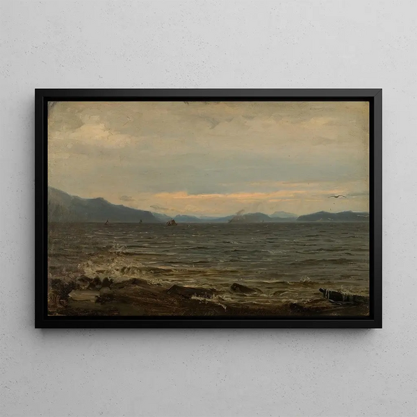 Engraving Bmmelen - Amaldus Nielsen — framed artwork on a wall