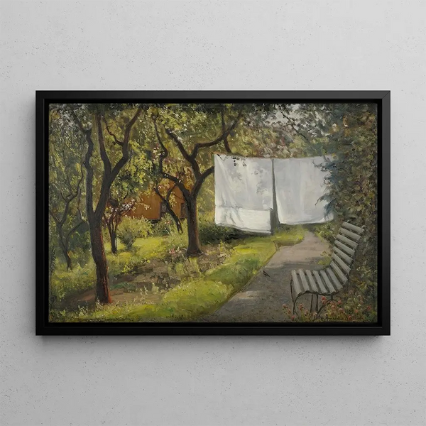 Havekrok - Amaldus Nielsen — framed artwork on a wall