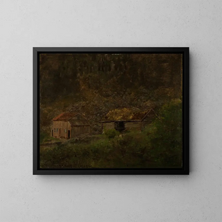 The Mandal of Holtet - Amaldus Nielsen — framed artwork on a wall