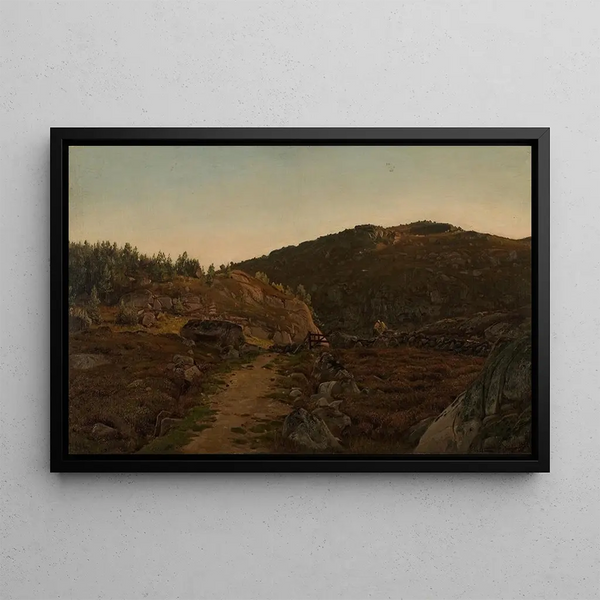 Hoven Mandal - Amaldus Nielsen — framed artwork on a wall