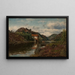 Hovenkilen near Mandal - Amaldus Nielsen — framed artwork on a wall