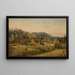 Horse at Porsgrund - Amaldus Nielsen — framed artwork on a wall