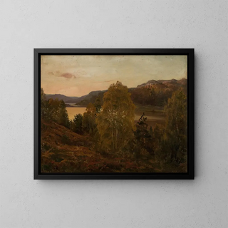 Hstaften Mandal - Amaldus Nielsen — framed artwork on a wall