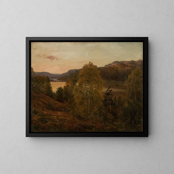 Hstaften Mandal - Amaldus Nielsen — framed artwork on a wall