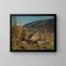 Hstdag Bjelland Mandal - Amaldus Nielsen — framed artwork on a wall