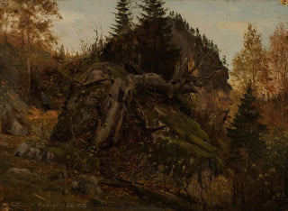 Historical study of Bjelland in Mandal - Amaldus Nielsen — artwork view