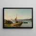 Quai de Hvaler - Amaldus Nielsen — framed artwork on a wall