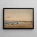 Summer Beach Painting - Amaldus Nielsen — framed artwork on a wall
