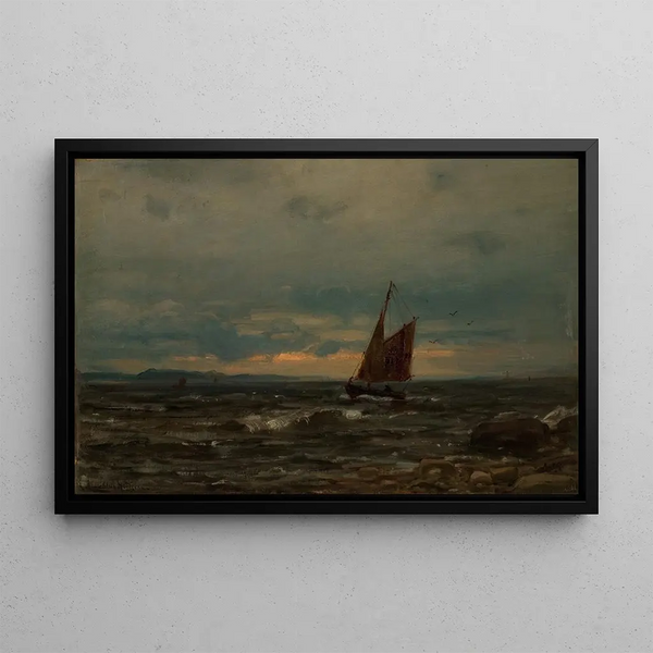 Losskyte - Amaldus Nielsen — framed artwork on a wall