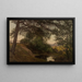 Between the trees Lervik Stord - Amaldus Nielsen — framed artwork on a wall