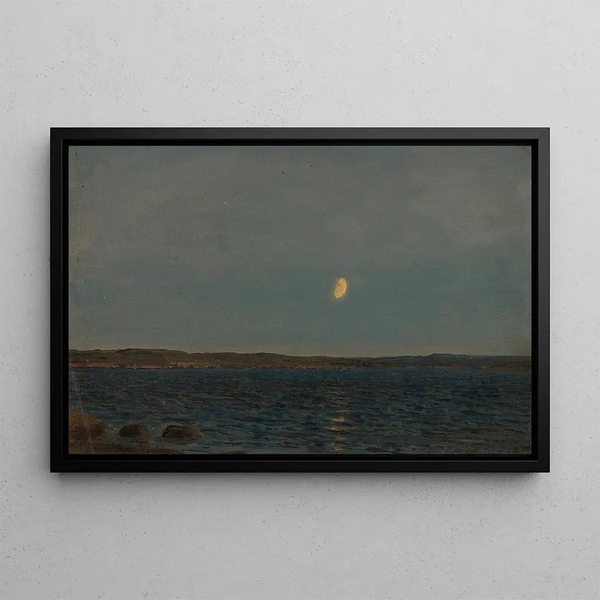 Mneskinn Hvaler - Amaldus Nielsen — framed artwork on a wall