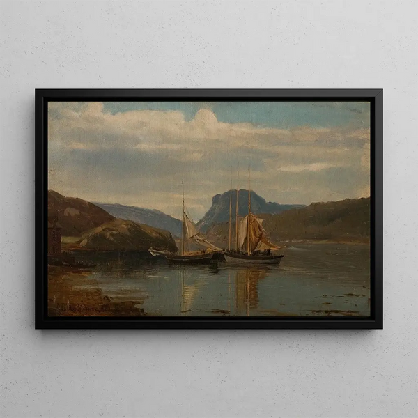 Partie de Teren - Amaldus Nielsen — framed artwork on a wall