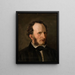 Portrait of the artist's brother, Harald - Amaldus Nielsen — framed artwork on a wall