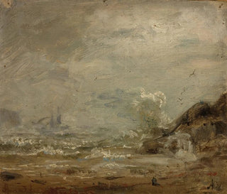 Rain with Waves - Amaldus Nielsen — artwork view