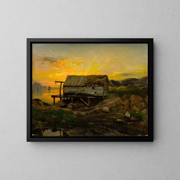 Salterier Kinn - Amaldus Nielsen — framed artwork on a wall