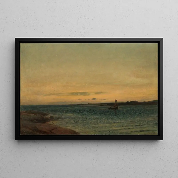 Last Work - Amaldus Nielsen — framed artwork on a wall