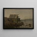 Hangar à bateaux, Lindesnes - Amaldus Nielsen — framed artwork on a wall
