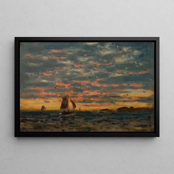 Sketch - Amaldus Nielsen — framed artwork on a wall