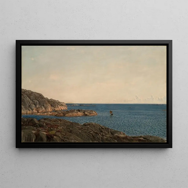 Archipel de Gamle Hellesund - Amaldus Nielsen — framed artwork on a wall