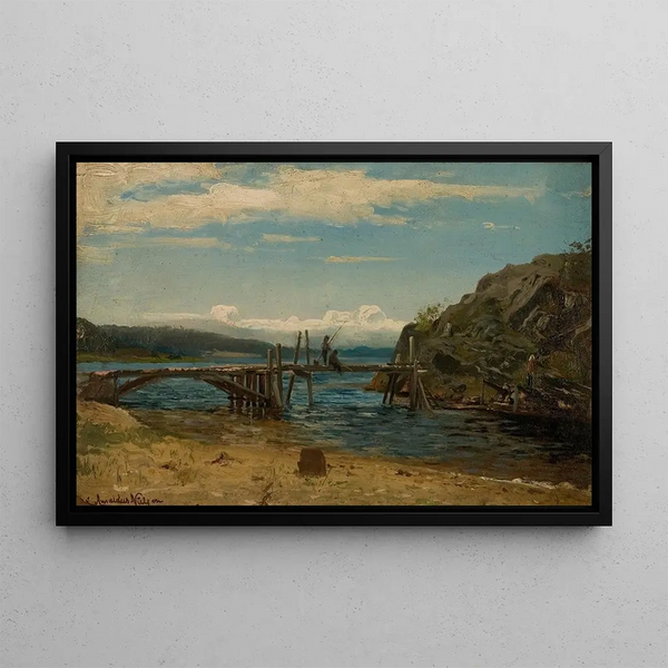 Smalsund Mandal - Amaldus Nielsen — framed artwork on a wall