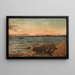 Wind of the Sea at Hvalene - Amaldus Nielsen — framed artwork on a wall