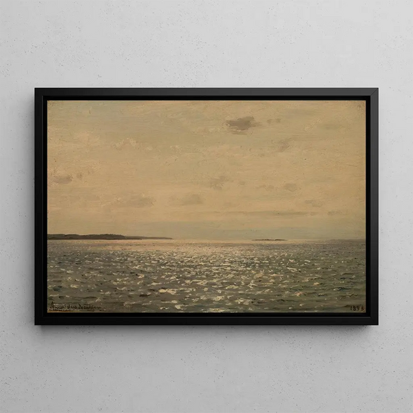 Sunlight Reflections - Amaldus Nielsen — framed artwork on a wall