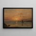 Sunset at Hvaler - Amaldus Nielsen — framed artwork on a wall